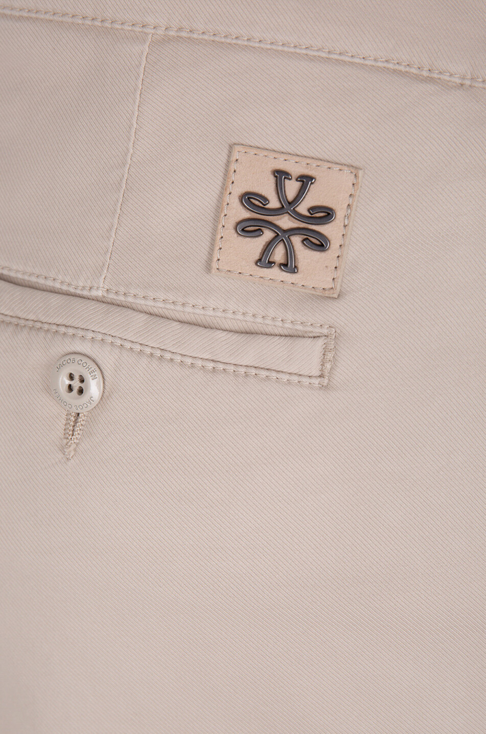 JACOB COHEN Chinohose aus Baumwolle und Lyocell Bobby Herren Hellbeige 3