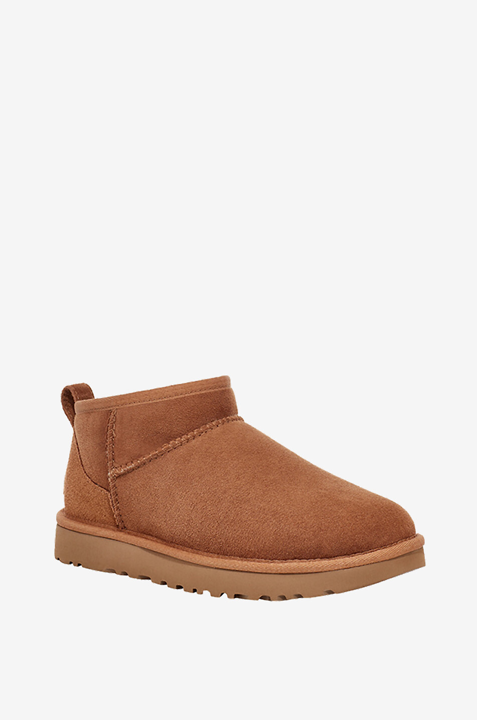 UGG W Classic Ultra Mini shearling lined suede ankle boots Women CAMEL 1