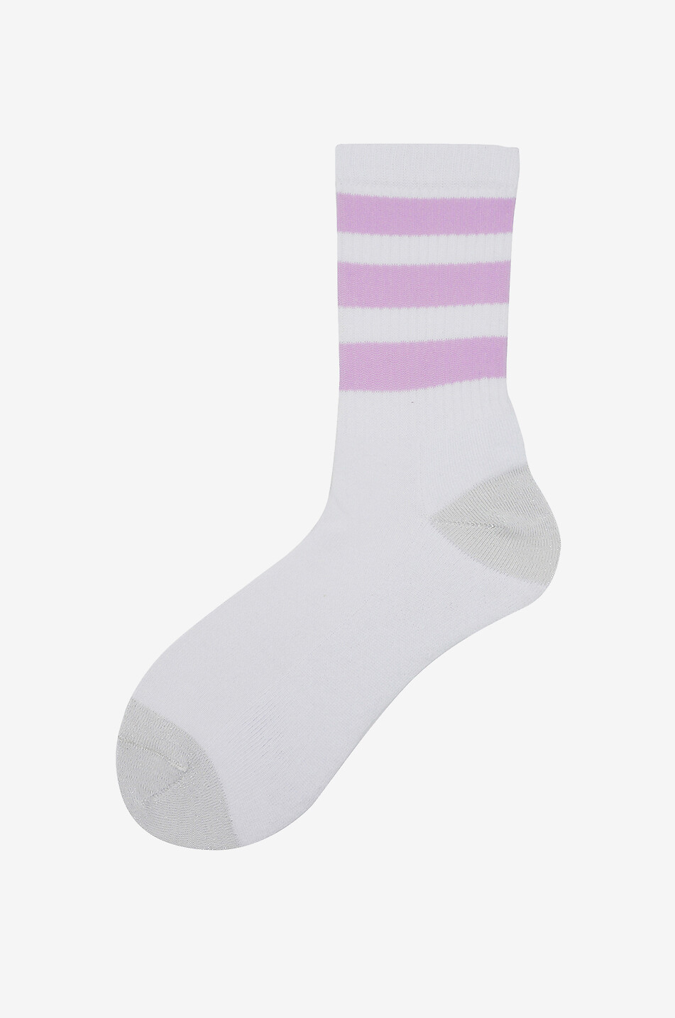 ALTO MILANO Chaussettes en coton rayées Zara Femme VIOLET CLAIR 2