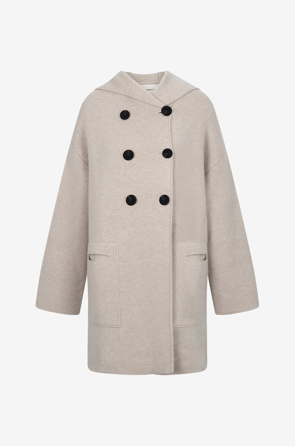 Fabrizia cashmere three-quarter length coat