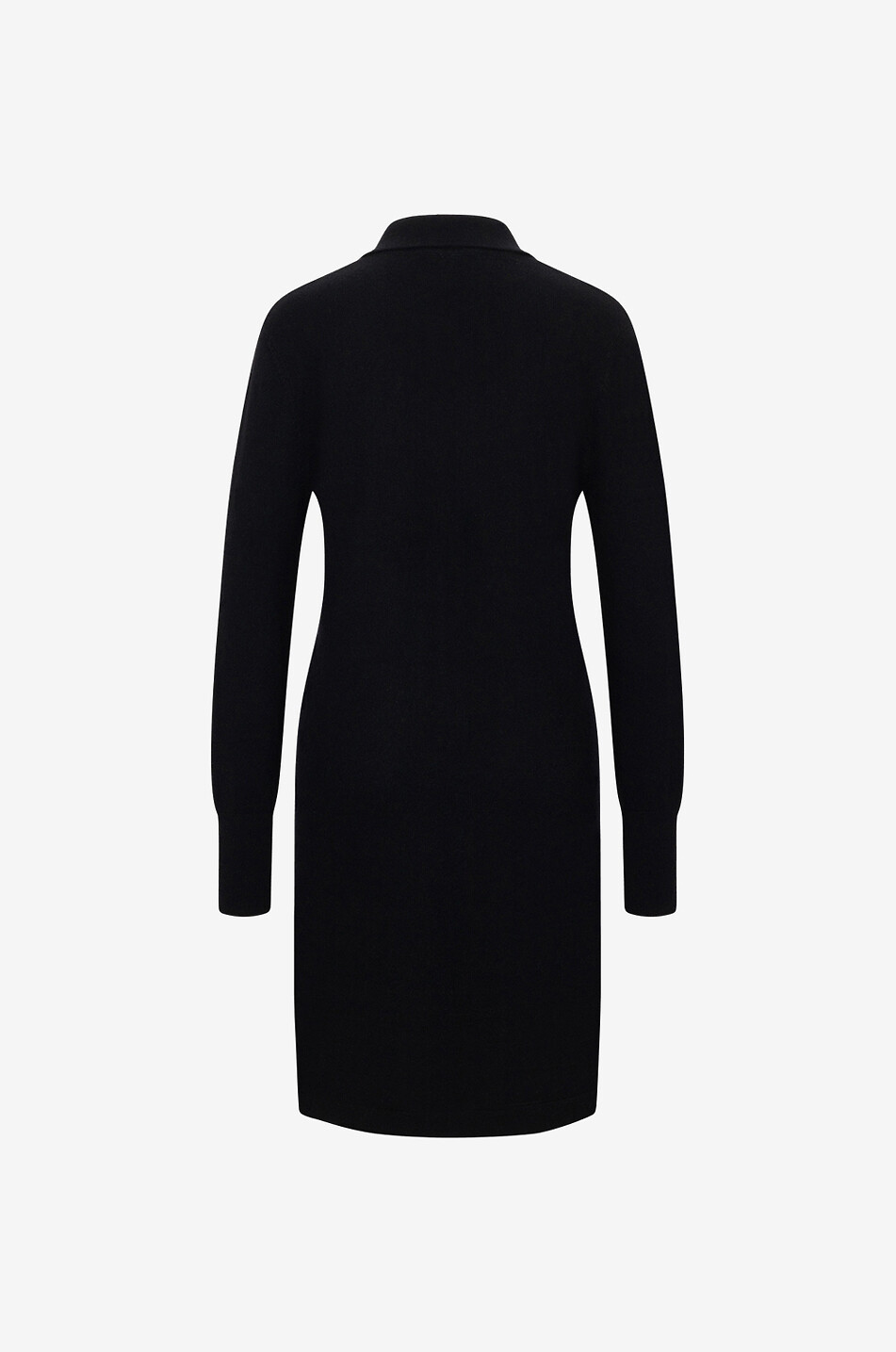 LISA YANG Maisy cashmere short shirt dress Women BLACK 2