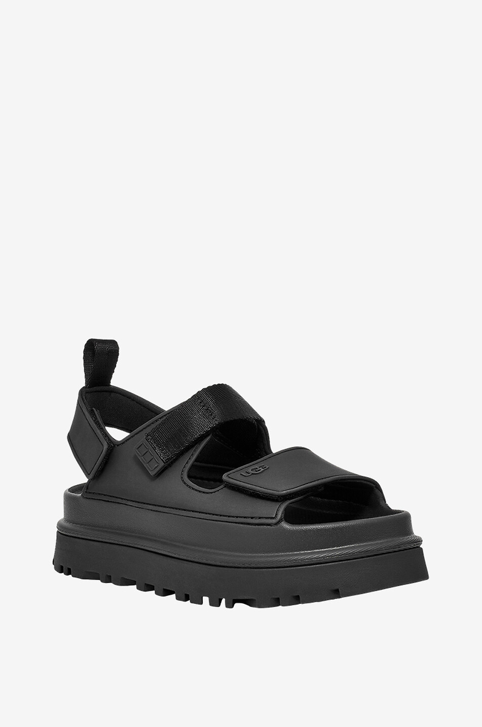 UGG Sandales à plateau W Goldenglow Femme NOIR 1