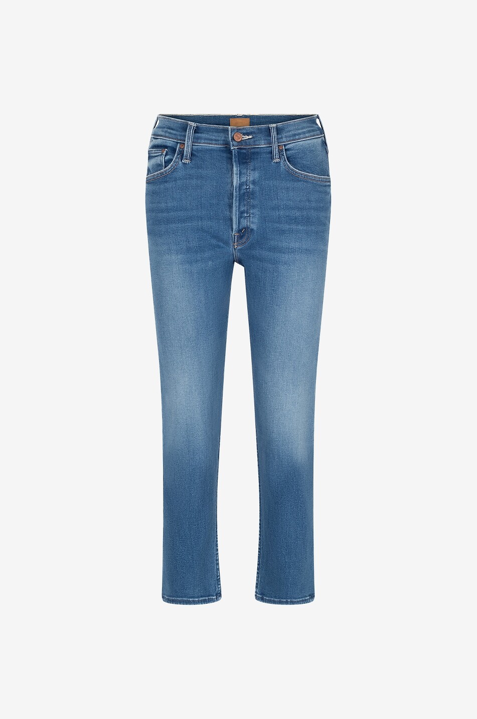 MOTHER Ausgewaschene Jeans mit geradem Bein aus Baumwolle und Modal The Tomcat Damen BLAU 1