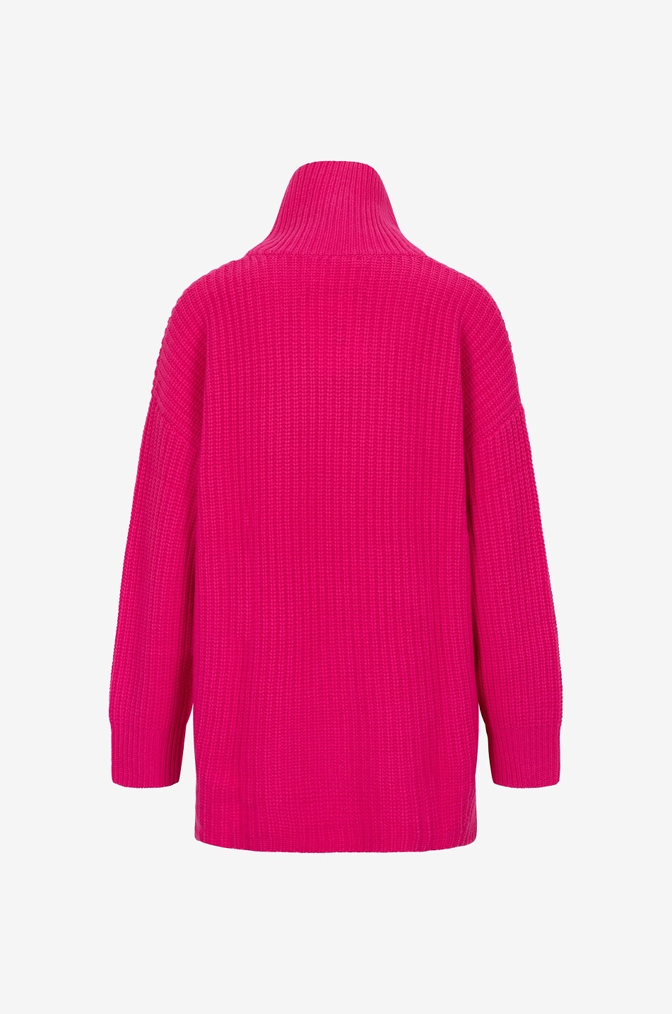 LISA YANG Gerippter Pullover aus Kaschmir mit Schornsteinkragen Therese Damen ROSA 2