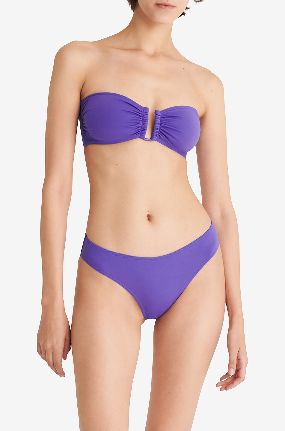ERES Bas de bikini taille haute Coulisses Femme VIOLET 3