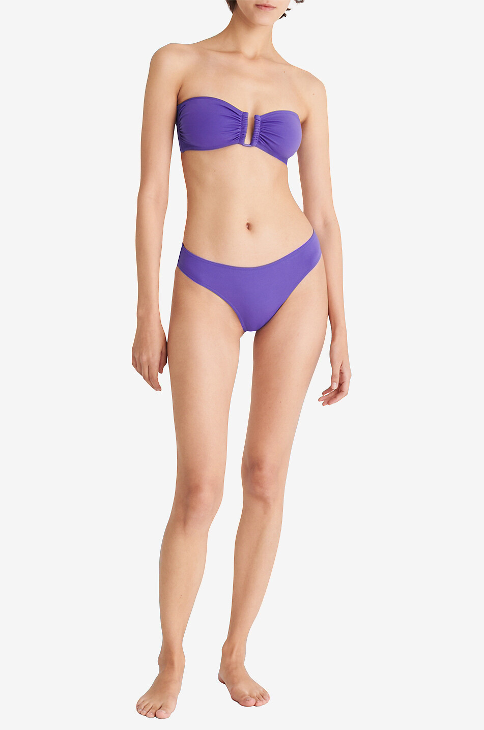 ERES Bas de bikini taille haute Coulisses Femme VIOLET 2