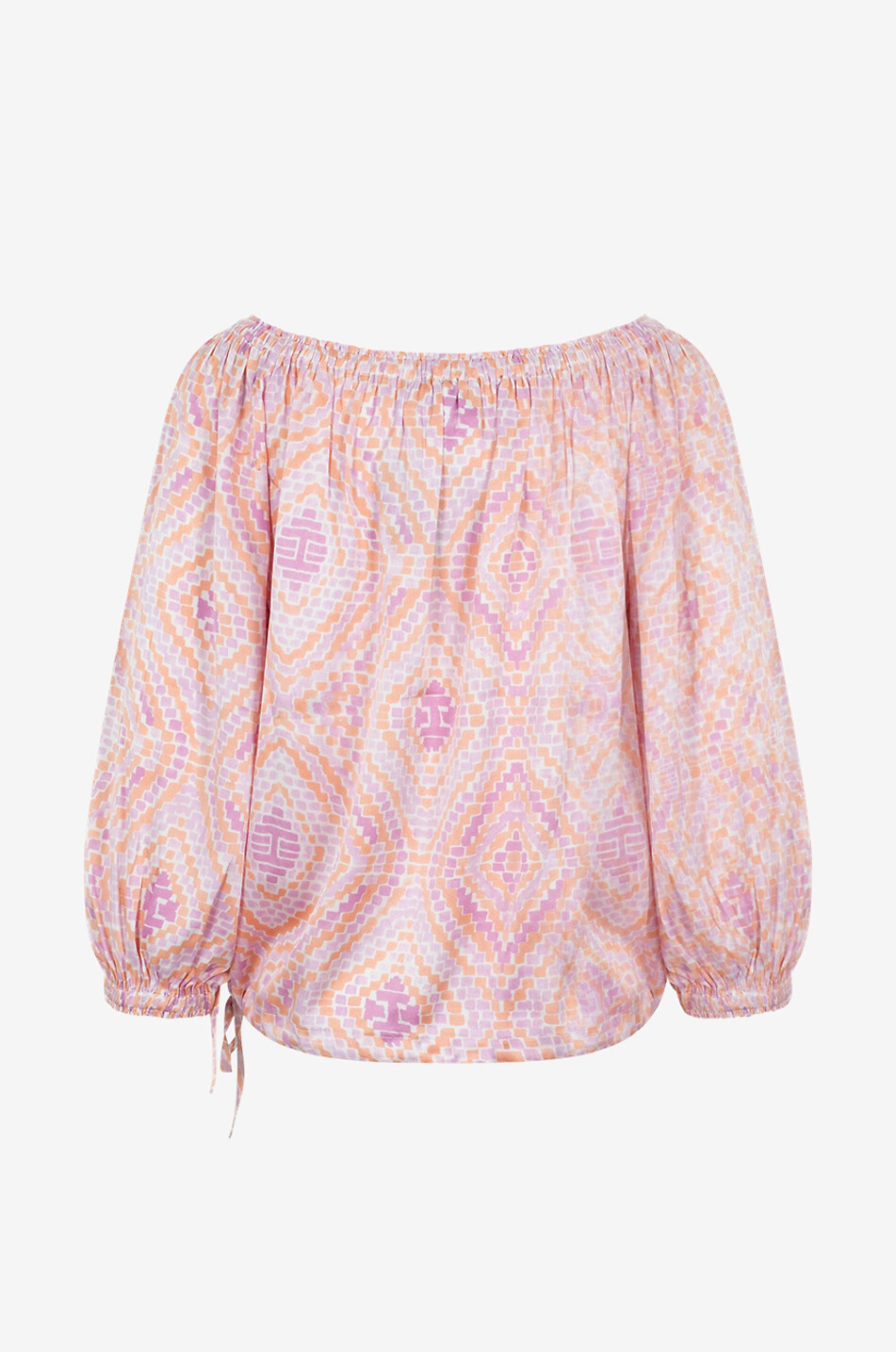HEMISPHERE Bedruckte Bluse aus Seide Fabius Damen ROSA 2
