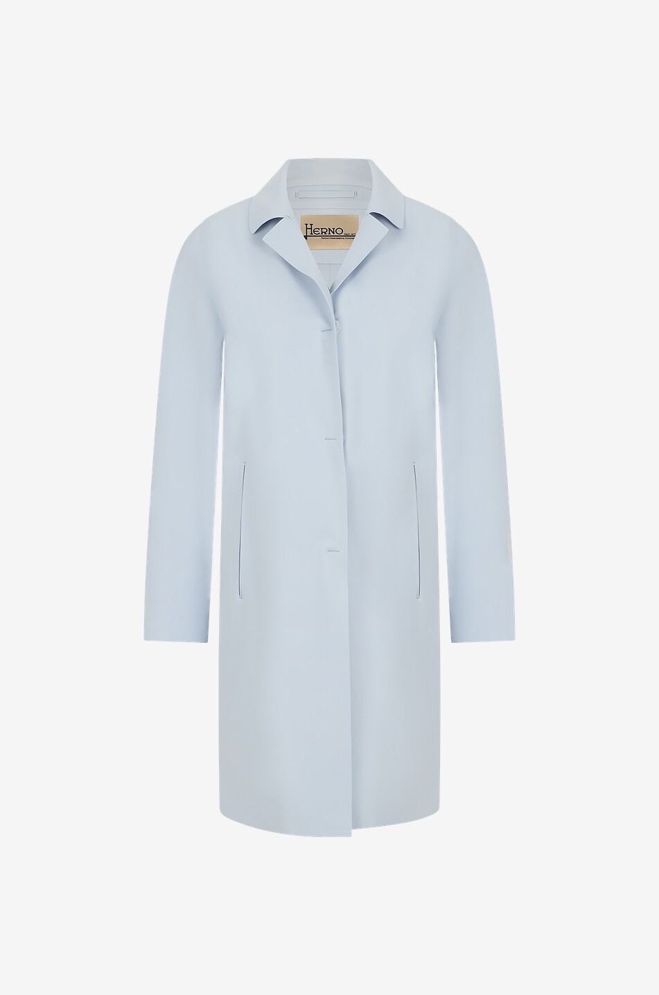 HERNO Langer Mantel Damen HELLBLAU 1