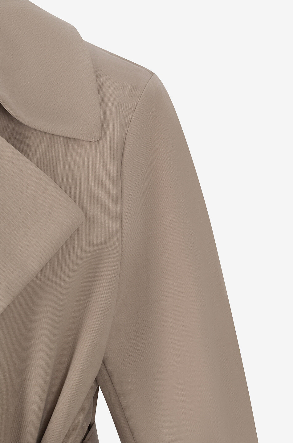 HARRIS WHARF Trench fluide en viscose Femme BEIGE 3