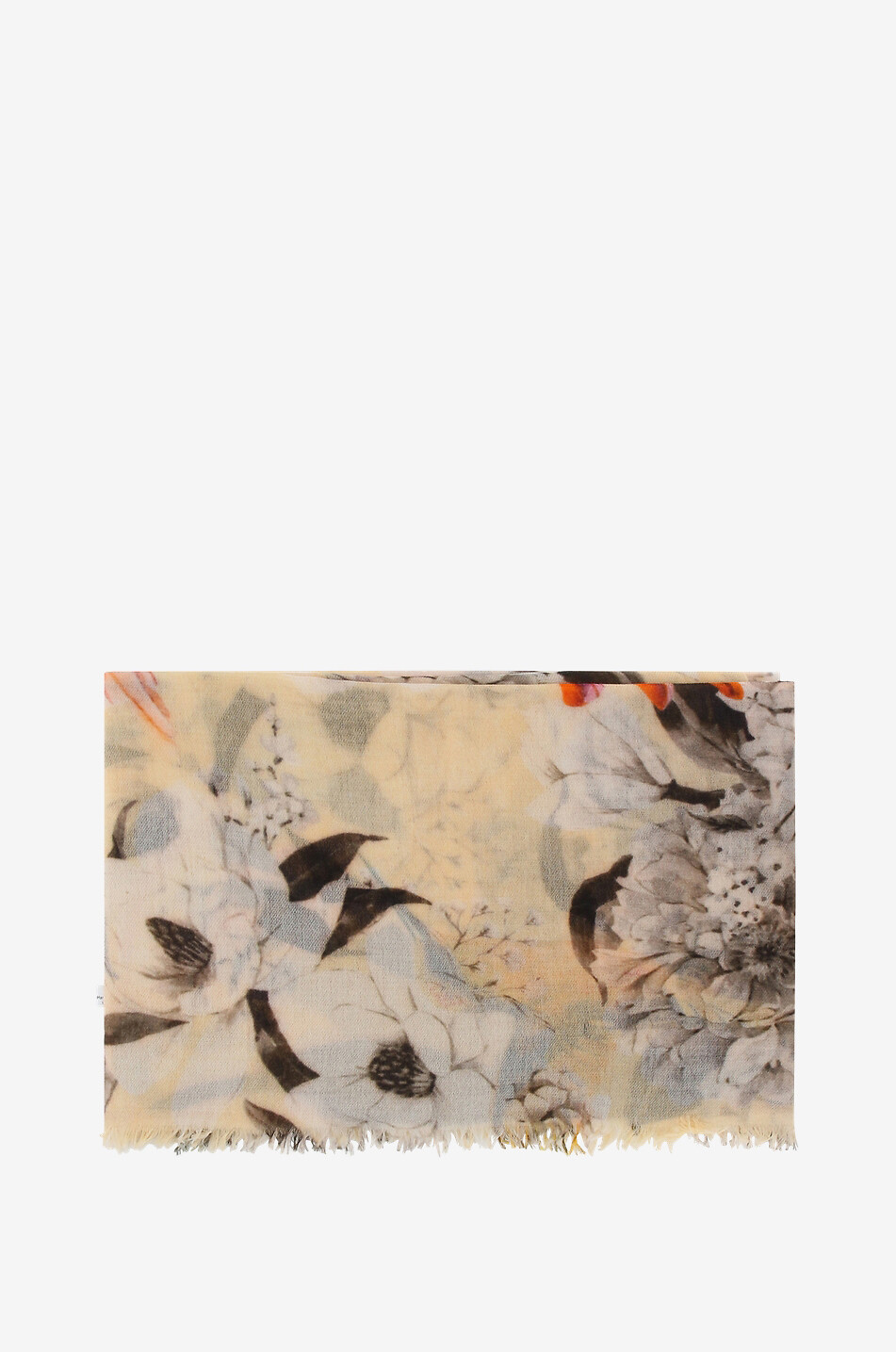 SIMONE BRUNS Stola aus Kaschmir Summer Birds Damen GRAU 1