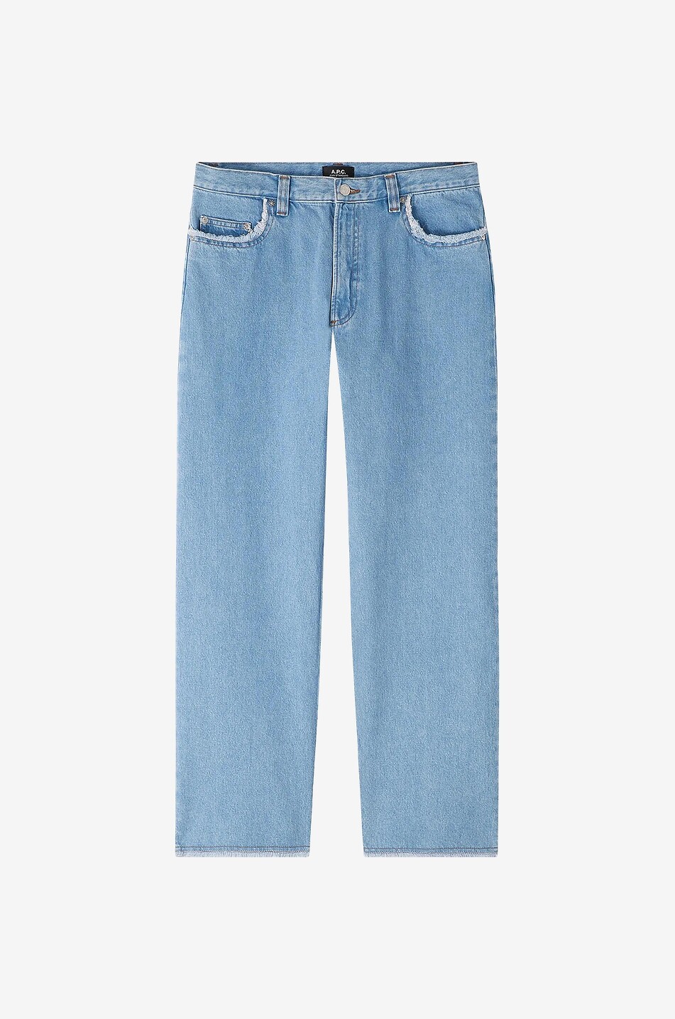 Jeans mit geradem Bein Relaxed Raw Edge H