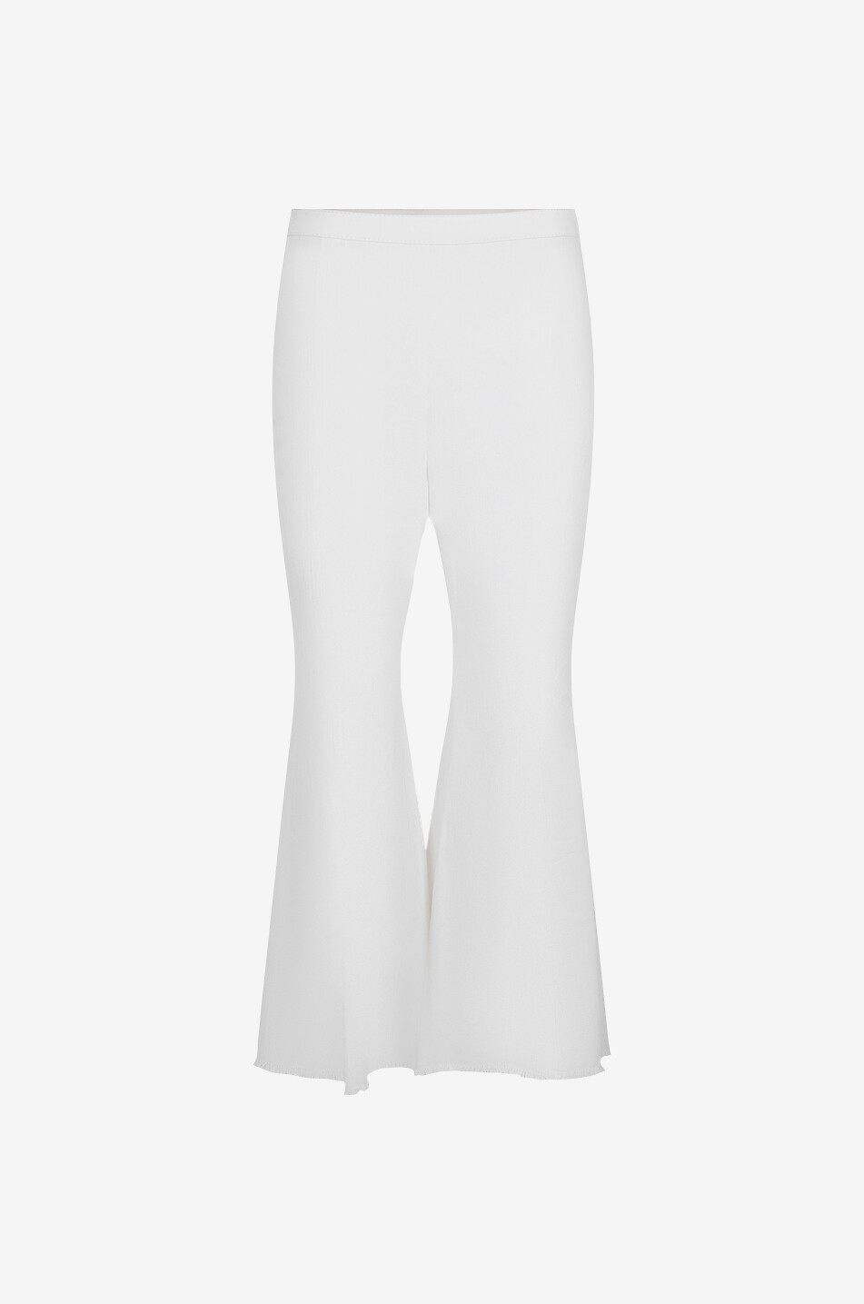 AKRIS PUNTO Ausgefranste ausgestellte Jeans Chayenne Damen CREMEFARBEN 1