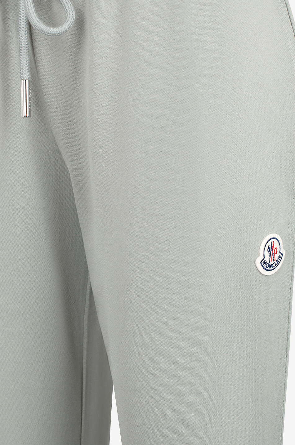 MONCLER Pantalon de jogging en molleton patch coq Femme VERT 3