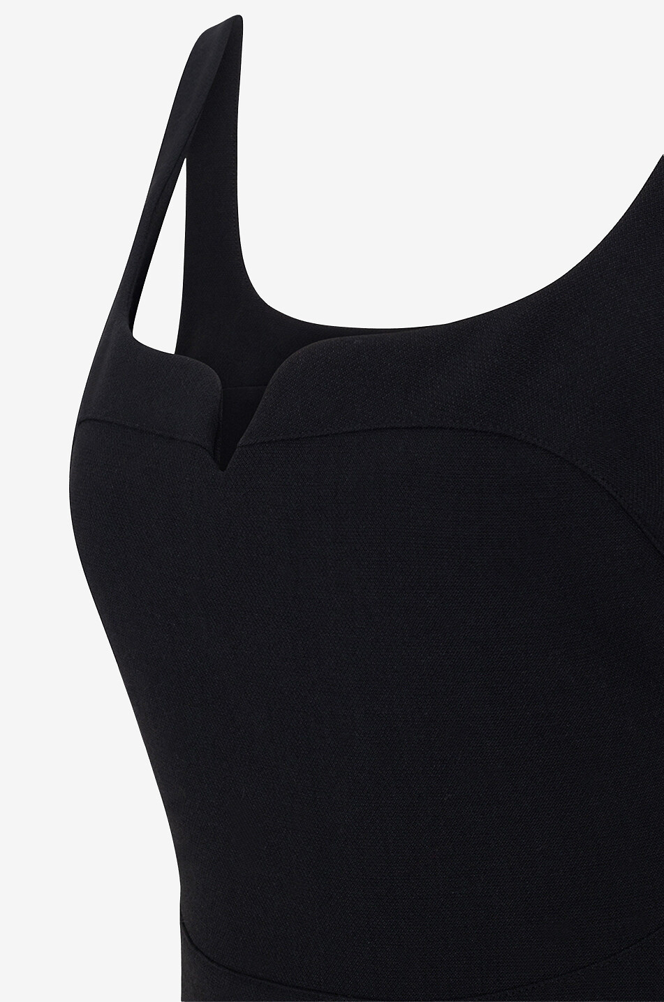 Träger-Etuikleid aus Wollmix