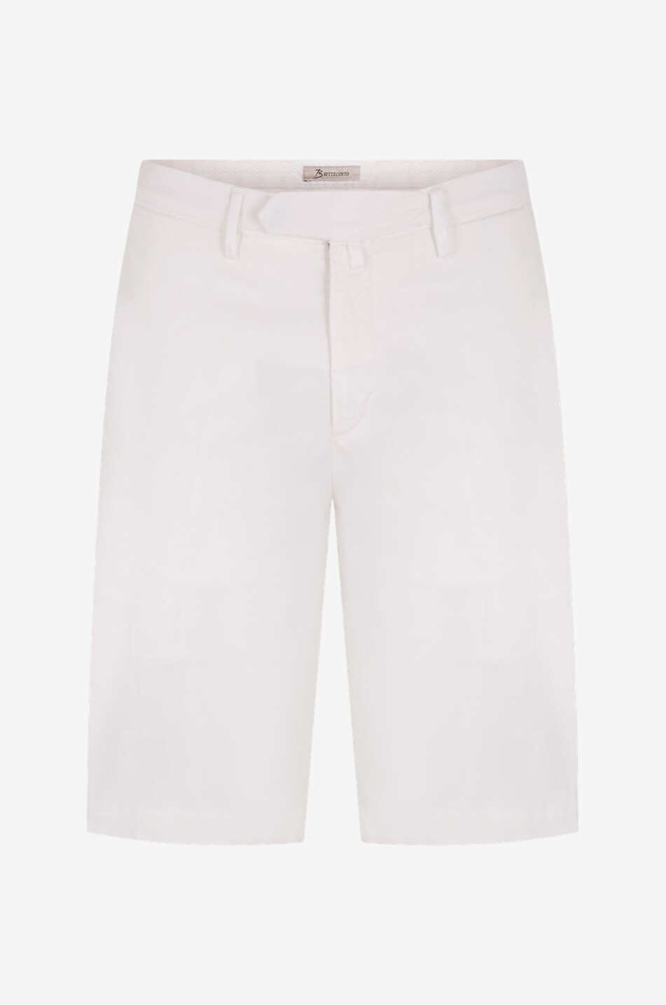 B SETTECENTO Bermuda en lyocell et coton Homme BLANC 1