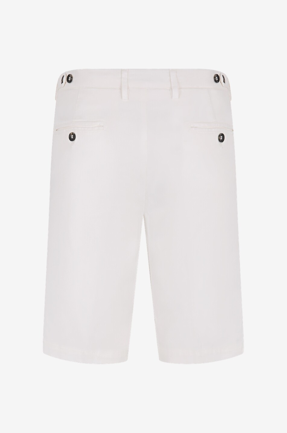 B SETTECENTO Bermuda en lyocell et coton Homme BLANC 2