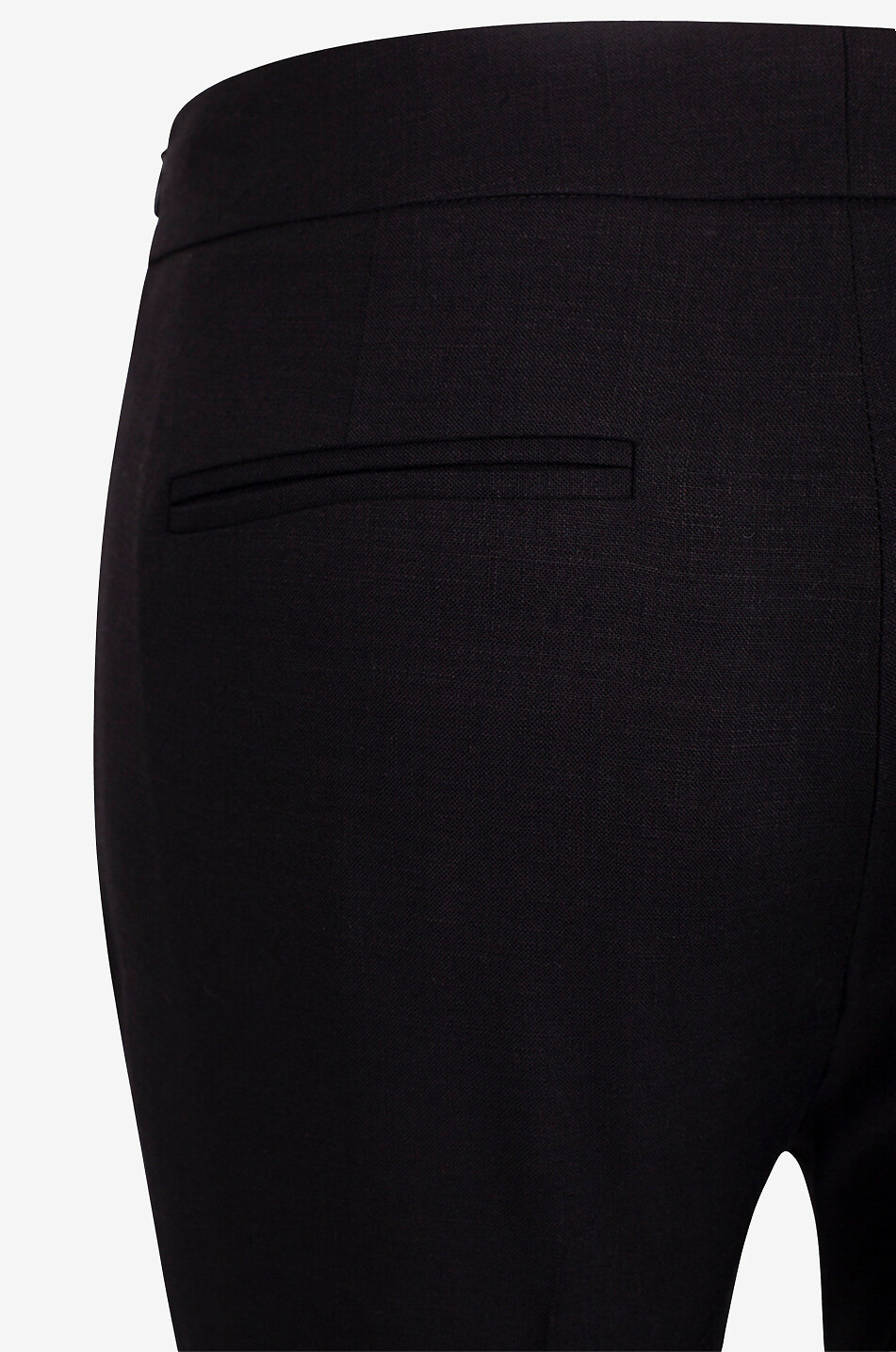 KITON Pantalon slim en lin stretch Femme NOIR 3