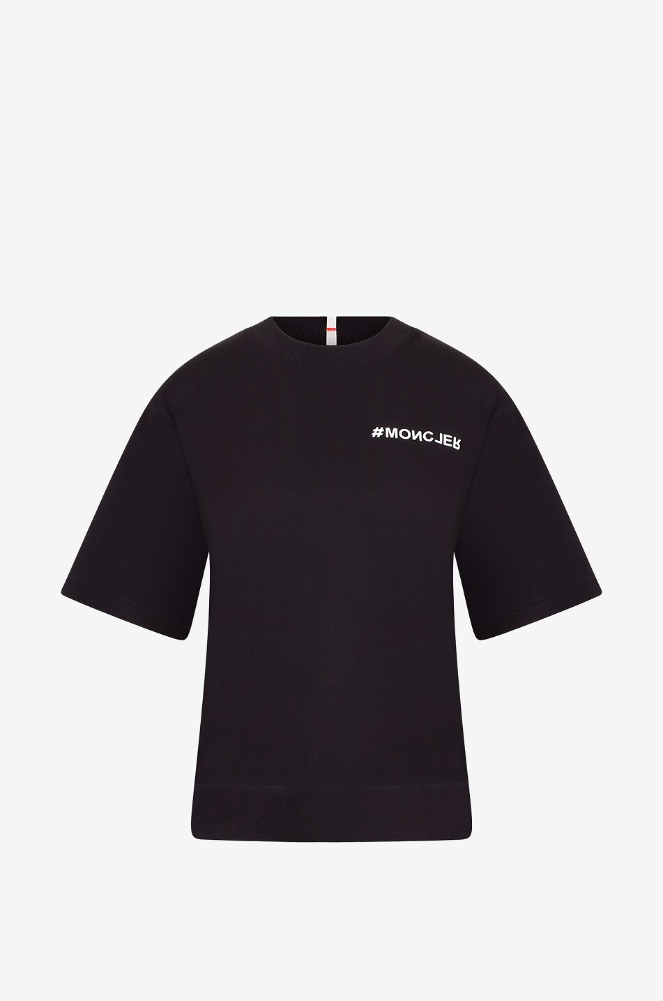 MONCLER GRENOBLE Lässiges T-Shirt mit Print #MONCLER Damen SCHWARZ 1