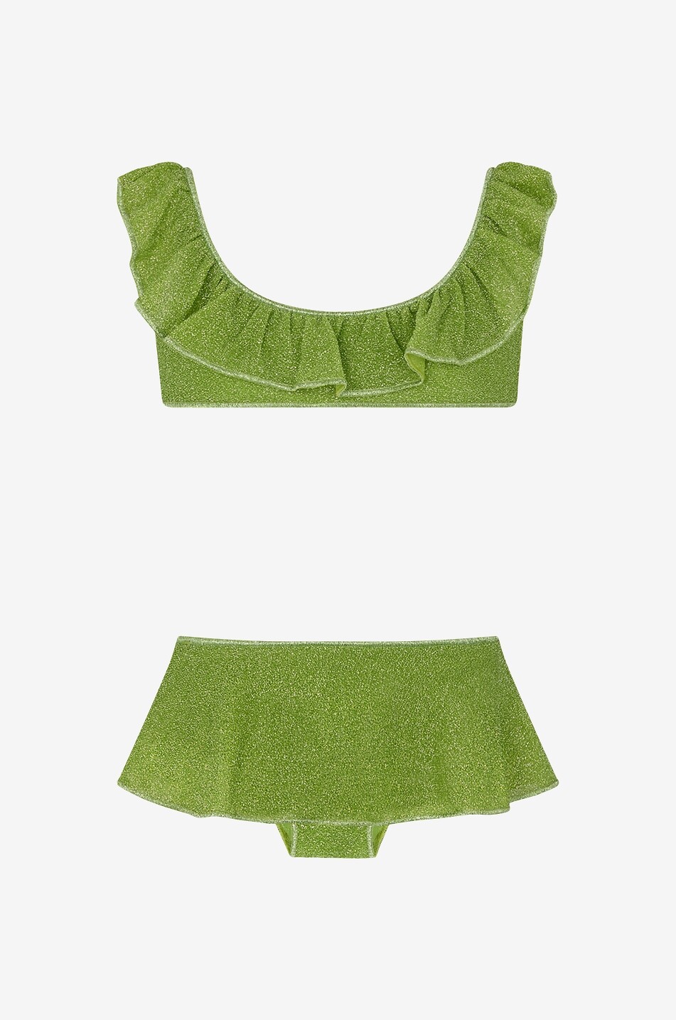 OSEREE Maillot de bain deux pièces enfant Lumière Fille VERT 1