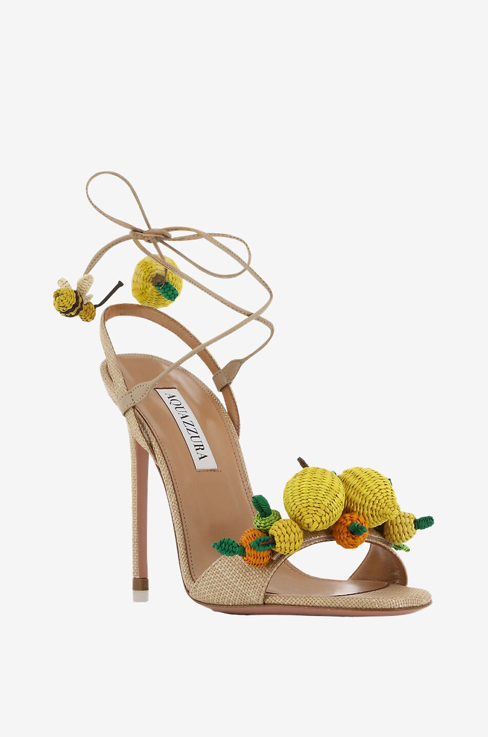 AQUAZZURA Bastsandalen Citrus Punch 105 Damen BEIGE 1