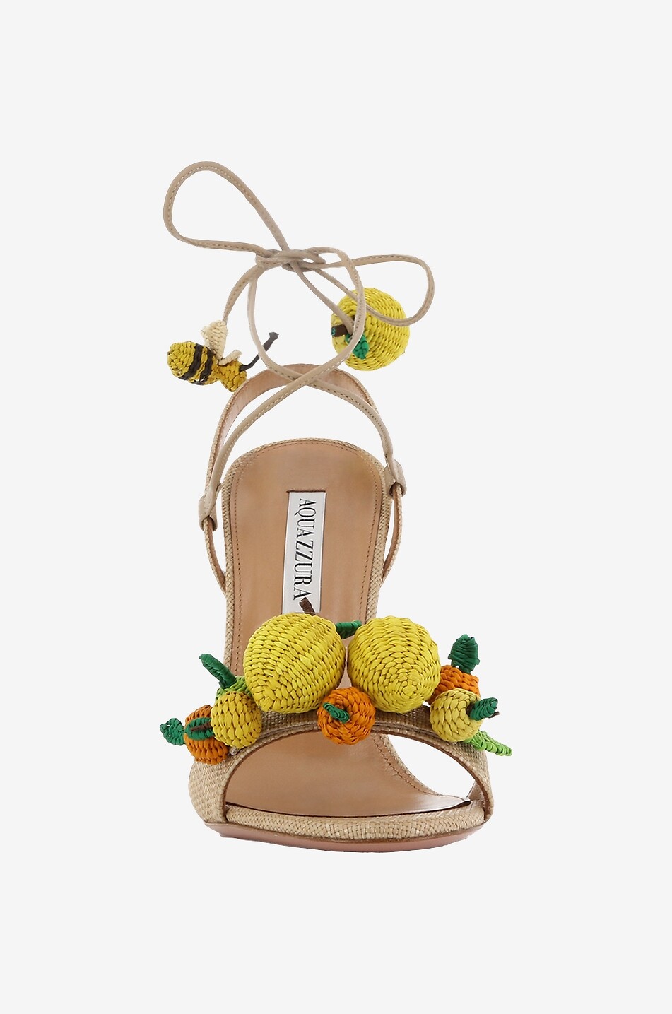 AQUAZZURA Bastsandalen Citrus Punch 105 Damen BEIGE 2
