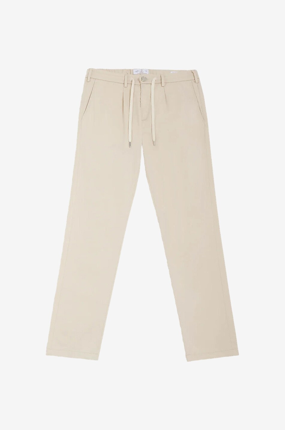 Pantalon coupe jogger en coton et soie Soft Chino