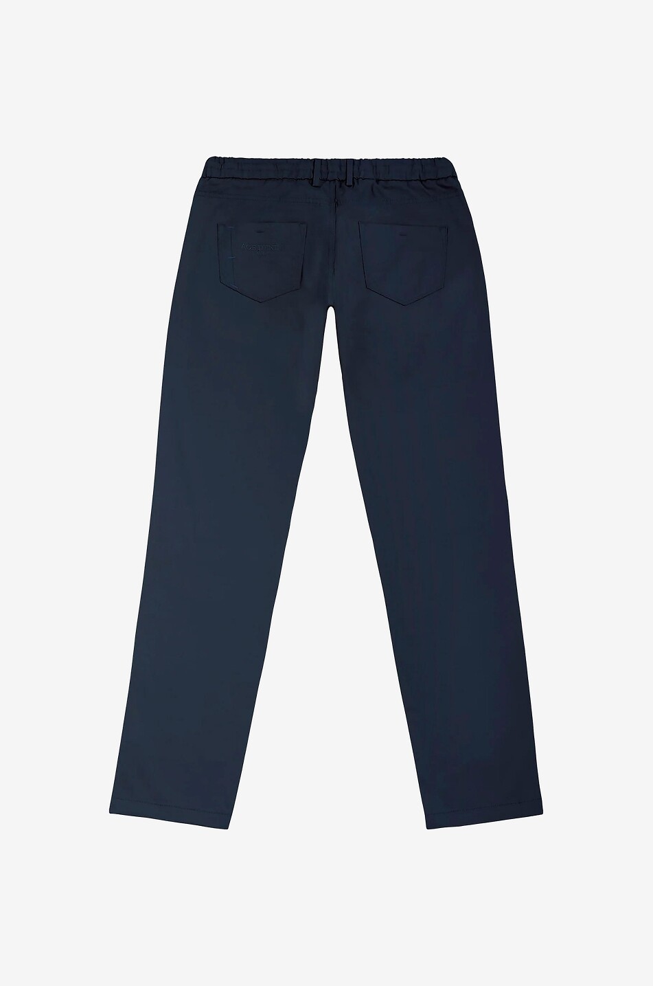 Soft Chino cotton and silk jogger fit trousers
