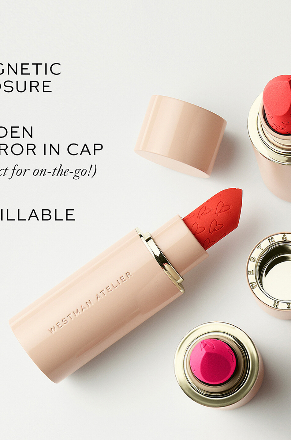 WESTMAN ATELIER Lip Suede Matte Piqué lipstick Women Colourless 2