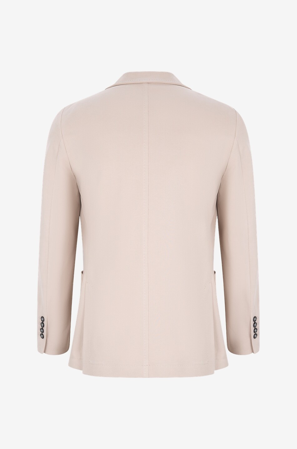 Single-breasted cotton blazer