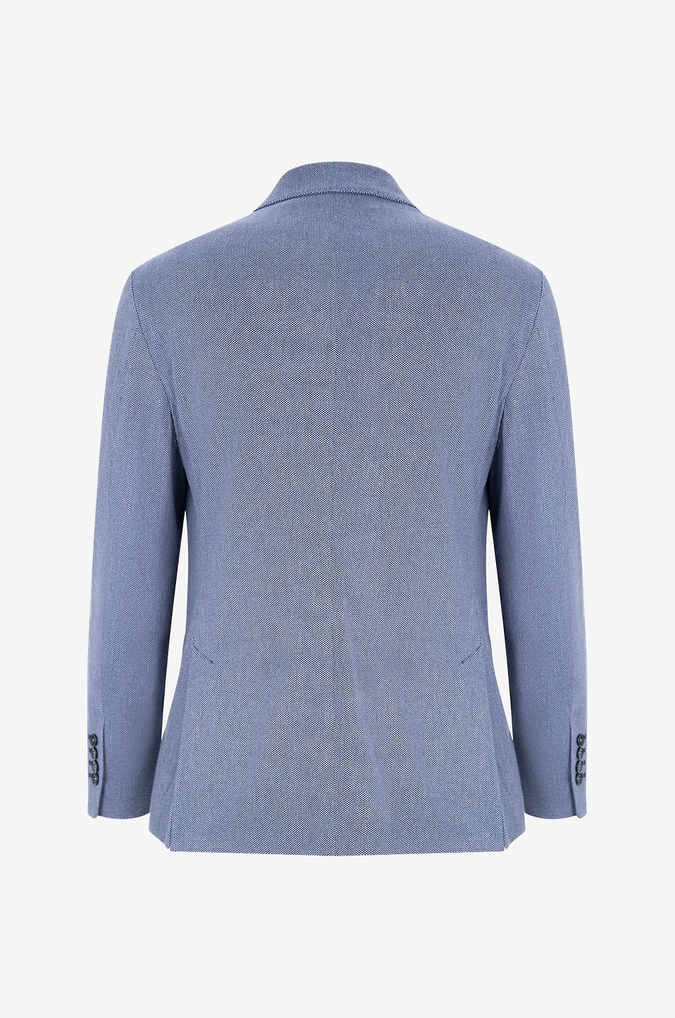 CIRCOLO 1901 Chevron patterned cotton blazer Men DARK BLUE 2