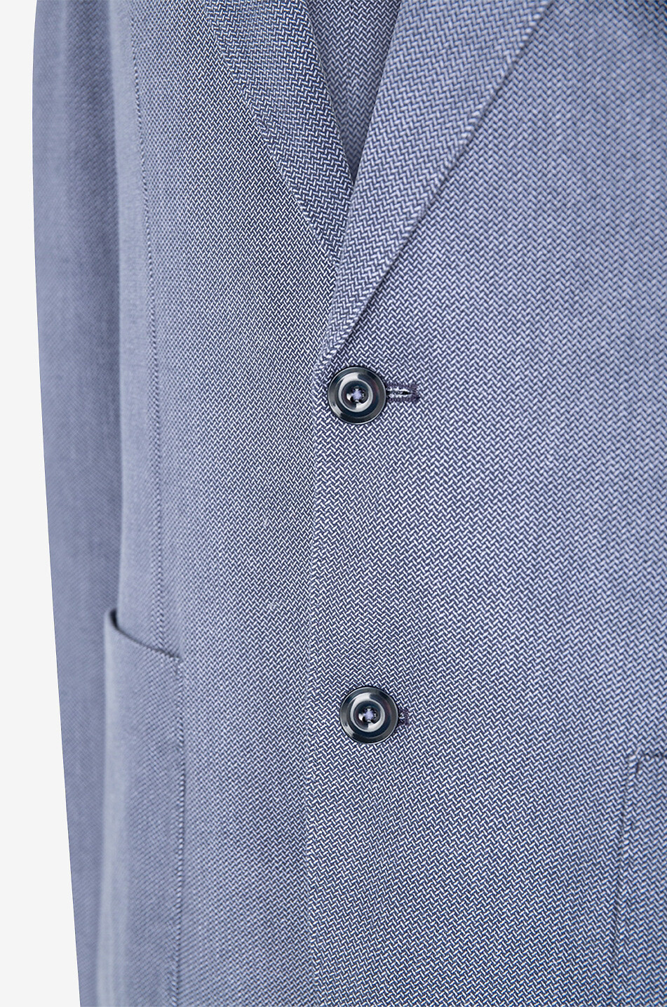 CIRCOLO 1901 Chevron patterned cotton blazer Men DARK BLUE 3