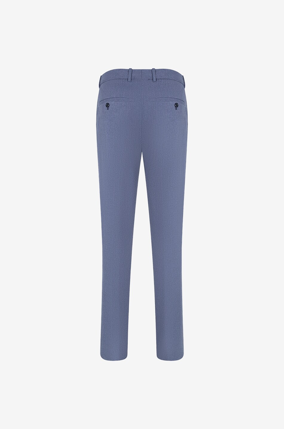 Slim-Fit-Hose aus Baumwolle mit Fischgräten