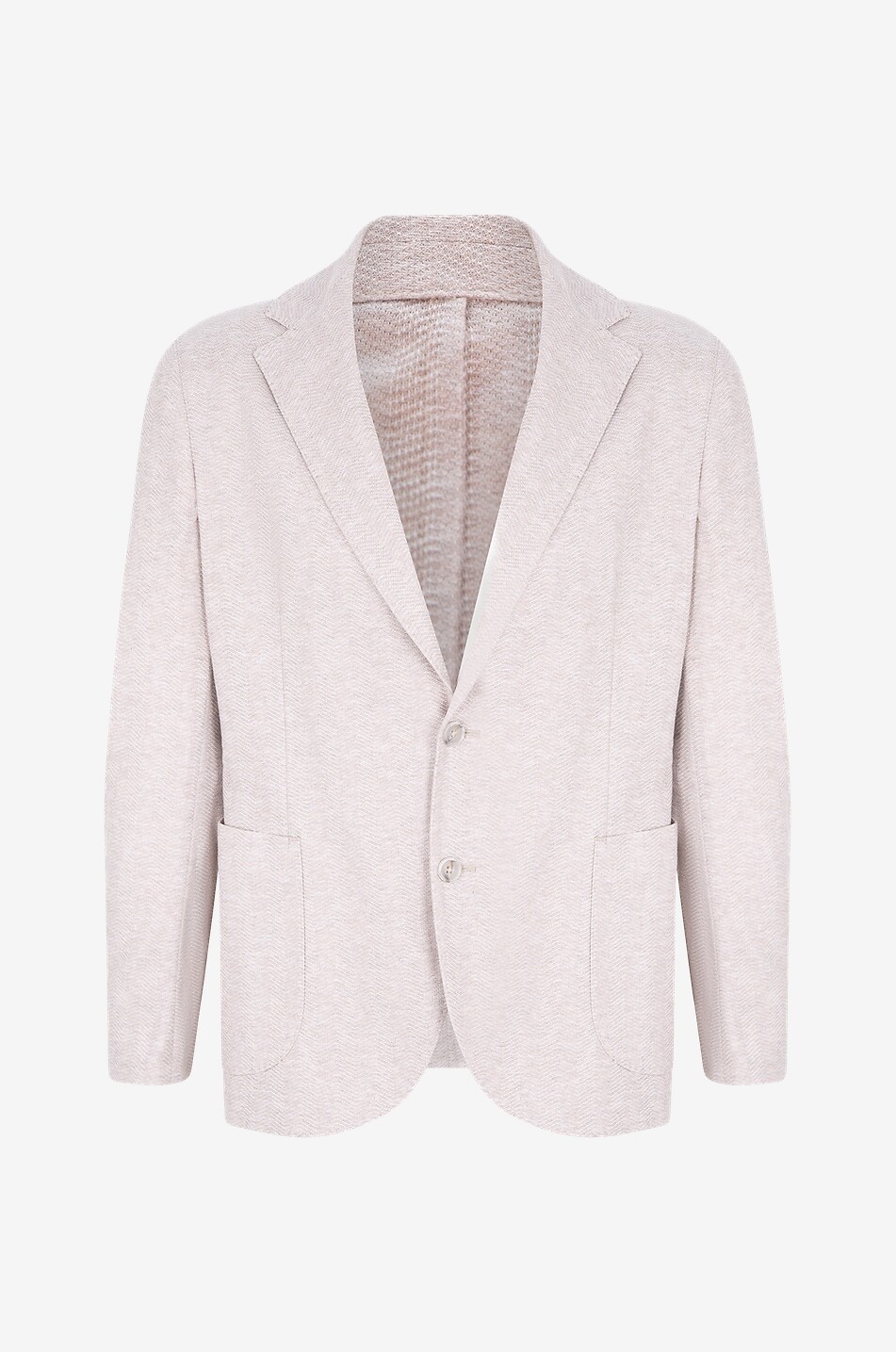 Cotton and linen blazer