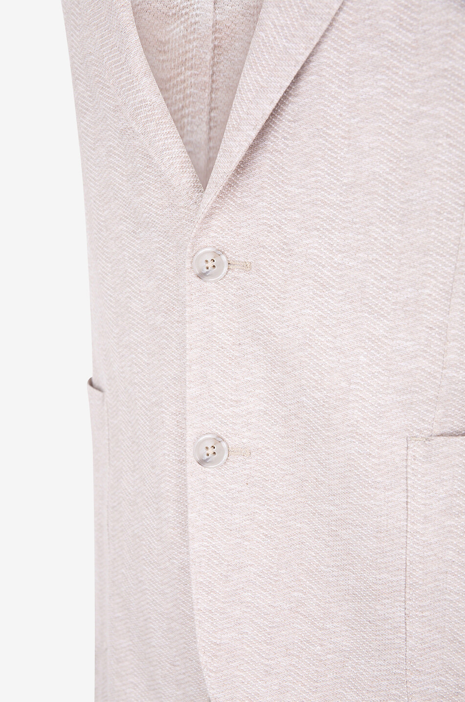 Cotton and linen blazer