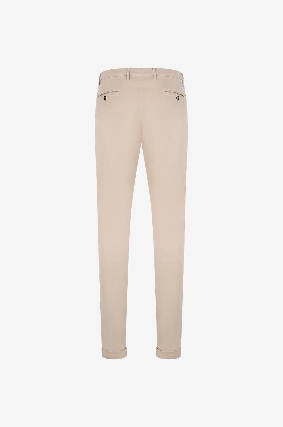 B SETTECENTO Slim-Fit-Chinohose aus Baumwolle Herren Hellbeige 2