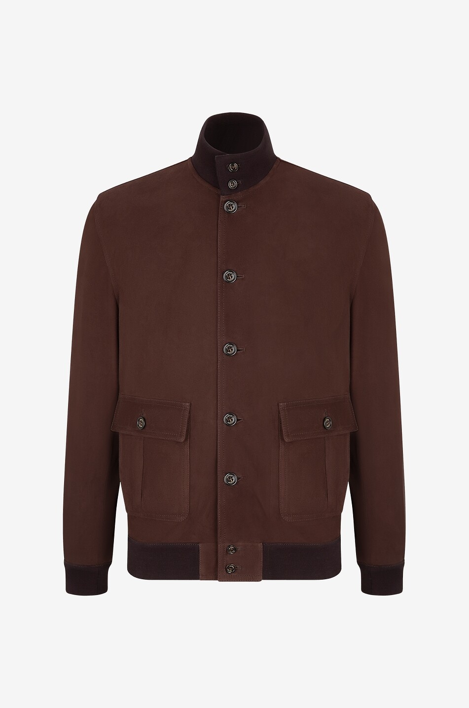 VALSTAR MILANO 1911 Leichter Wildleder-Blouson Valstarino Herren DUNKELBRAUN 1
