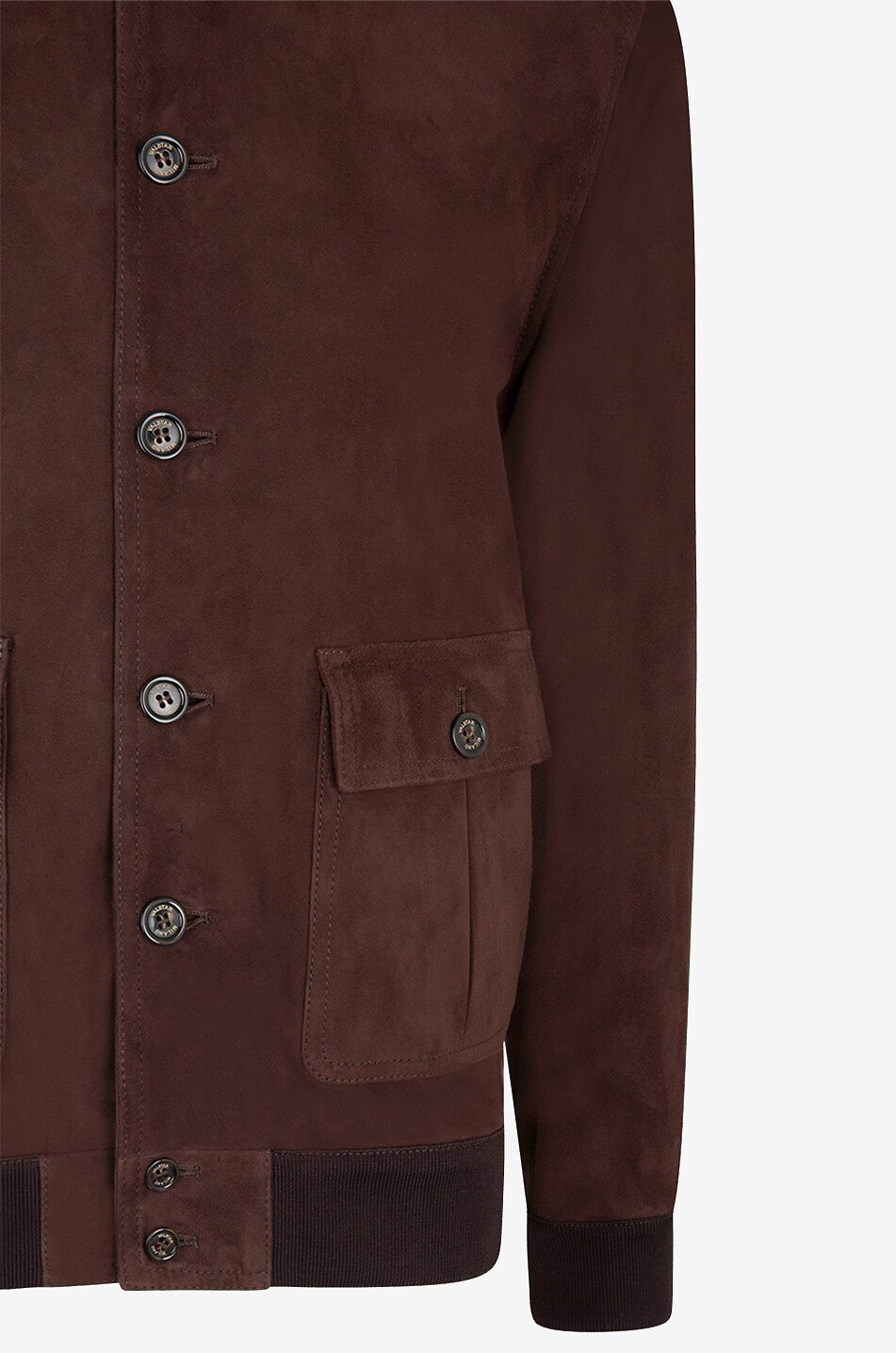 VALSTAR MILANO 1911 Leichter Wildleder-Blouson Valstarino Herren DUNKELBRAUN 3