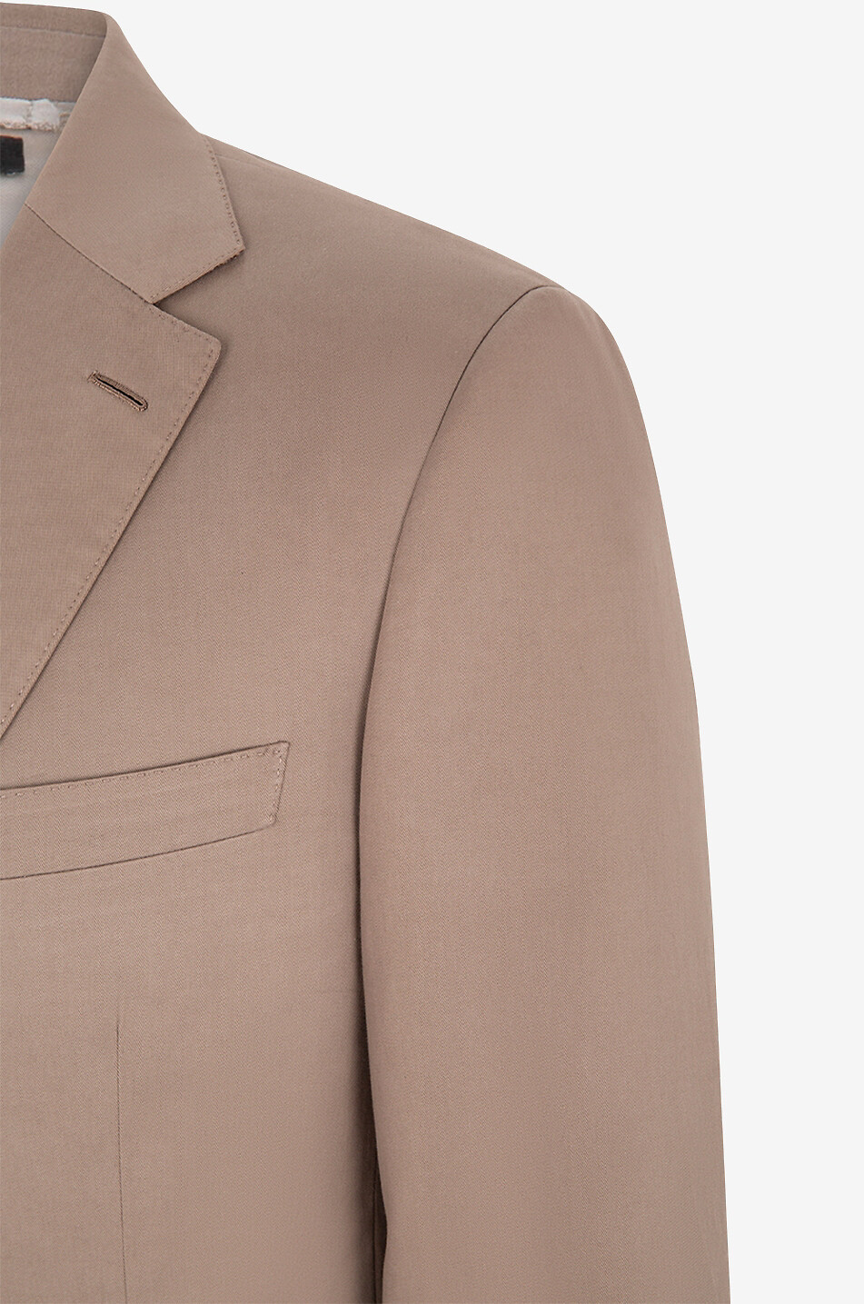 Cotton and cashmere suit