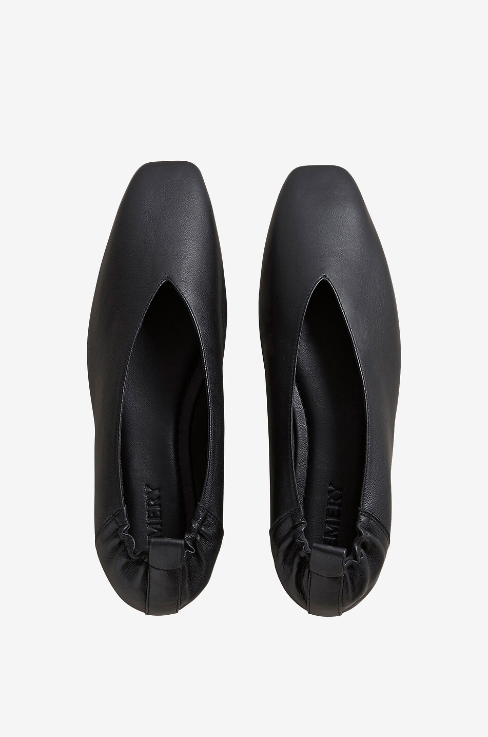 A.EMERY Briot leather ballet flats with pointed toes Women BLACK 4