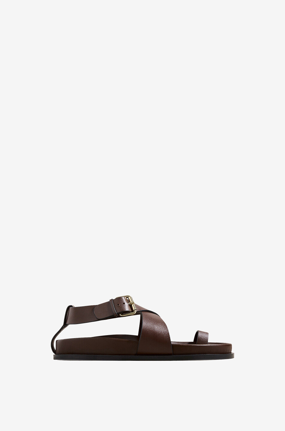 A.EMERY Dula flat leather sandals Women BROWN 2