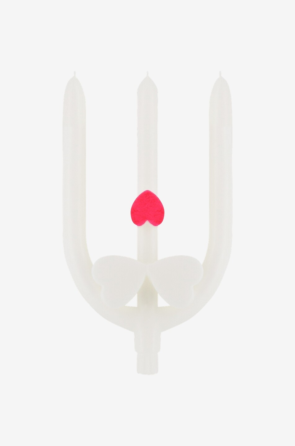 Coeurs three-branch candle
