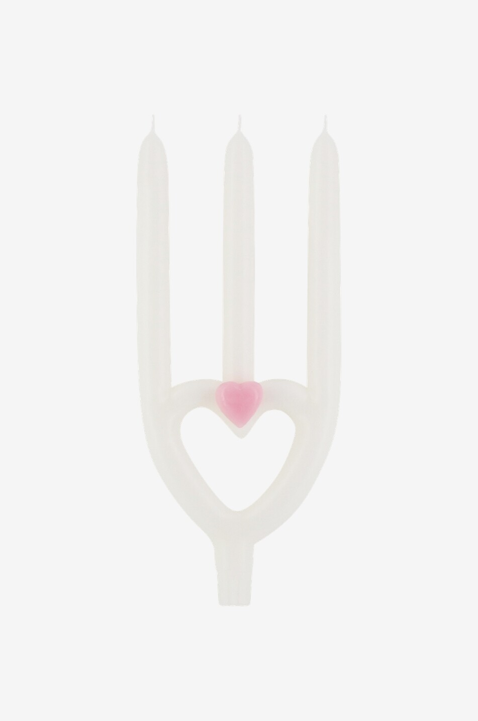 Bougie à trois branches Saint Valentin