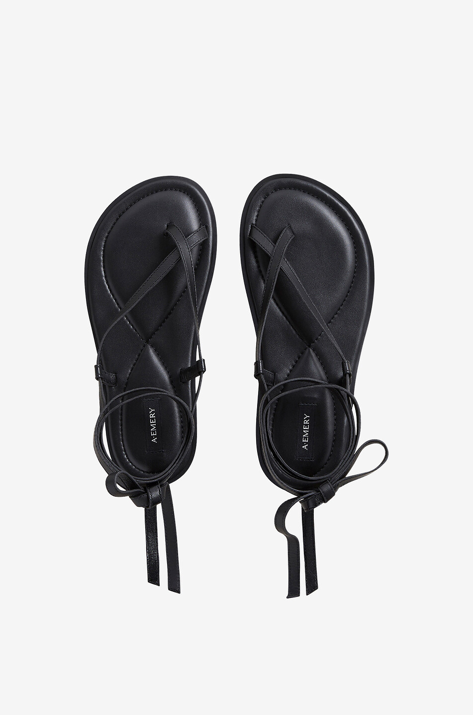 Sandales plates en cuir Elliot