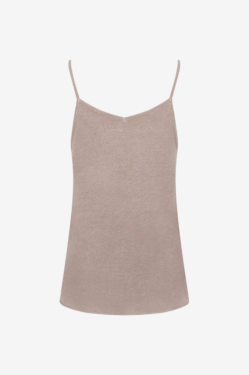 HEMISPHERE Caraco en maille de lin Femme KAKI 2