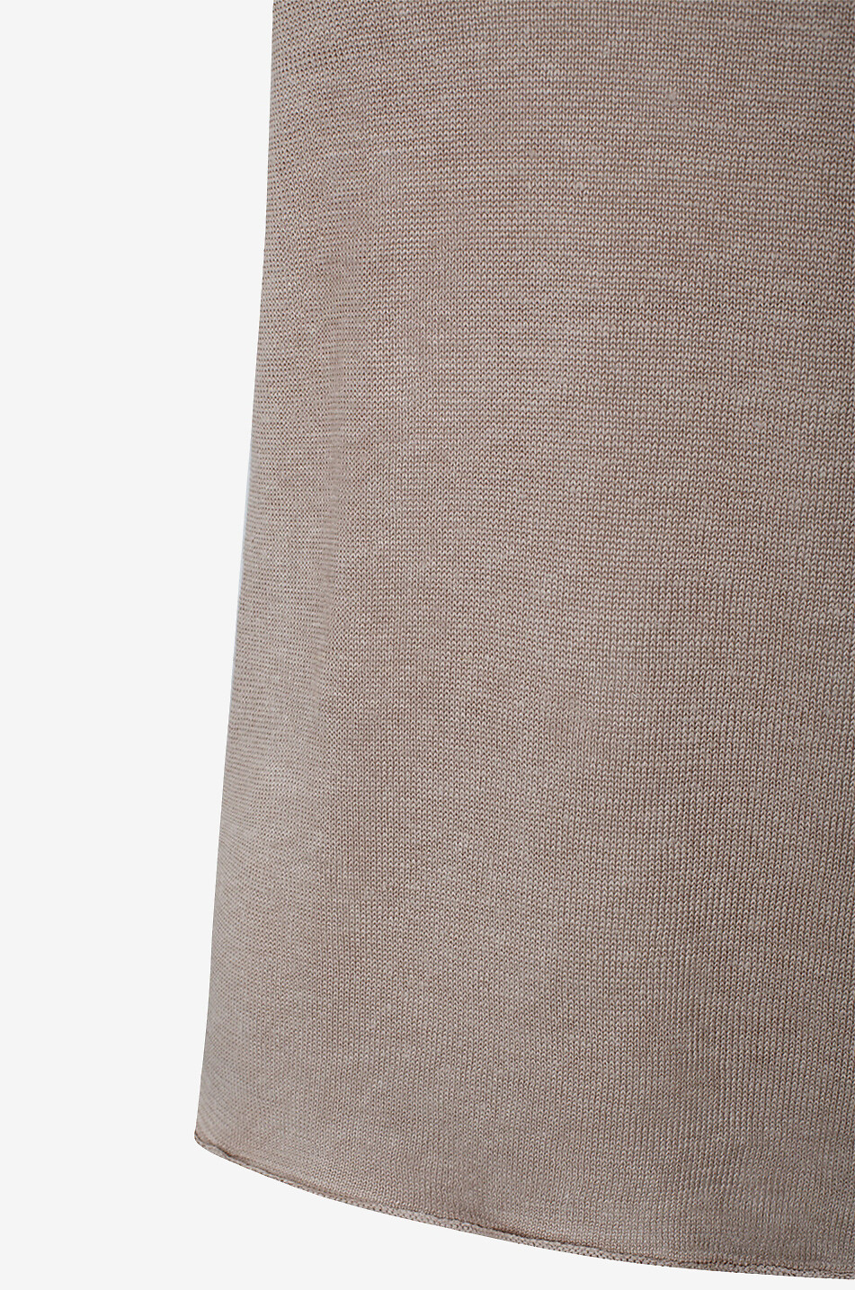 HEMISPHERE Caraco en maille de lin Femme KAKI 3