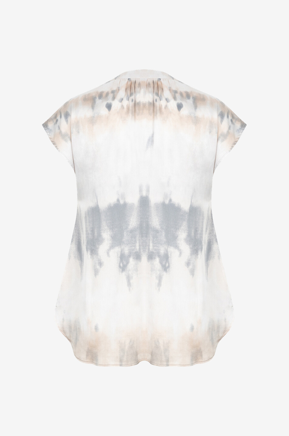 HEMISPHERE Kurzärmeliges Tie-Dye-Top aus Seide Fillipa Damen BUNT 2