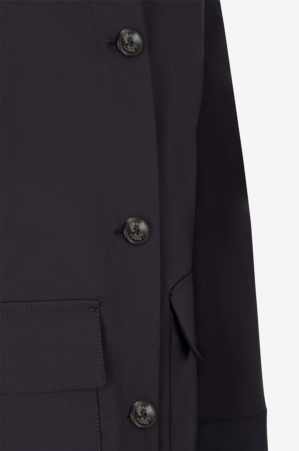 HERNO Dreiviertelmantel Techical Coat Damen DUNKELBLAU 3