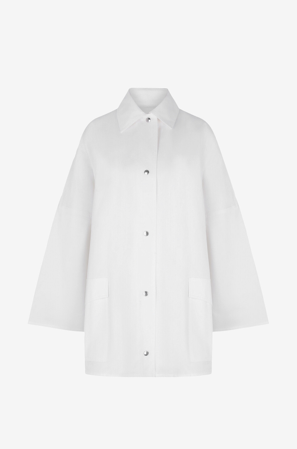 Surchemise oversize en sergé de coton bio