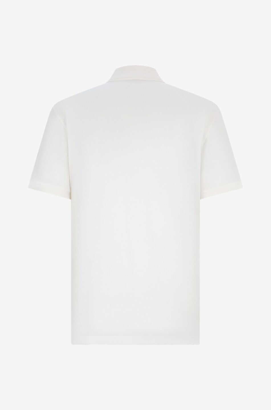 MONCLER Polo slim à col zippé et manches courtes Homme BLANC 2