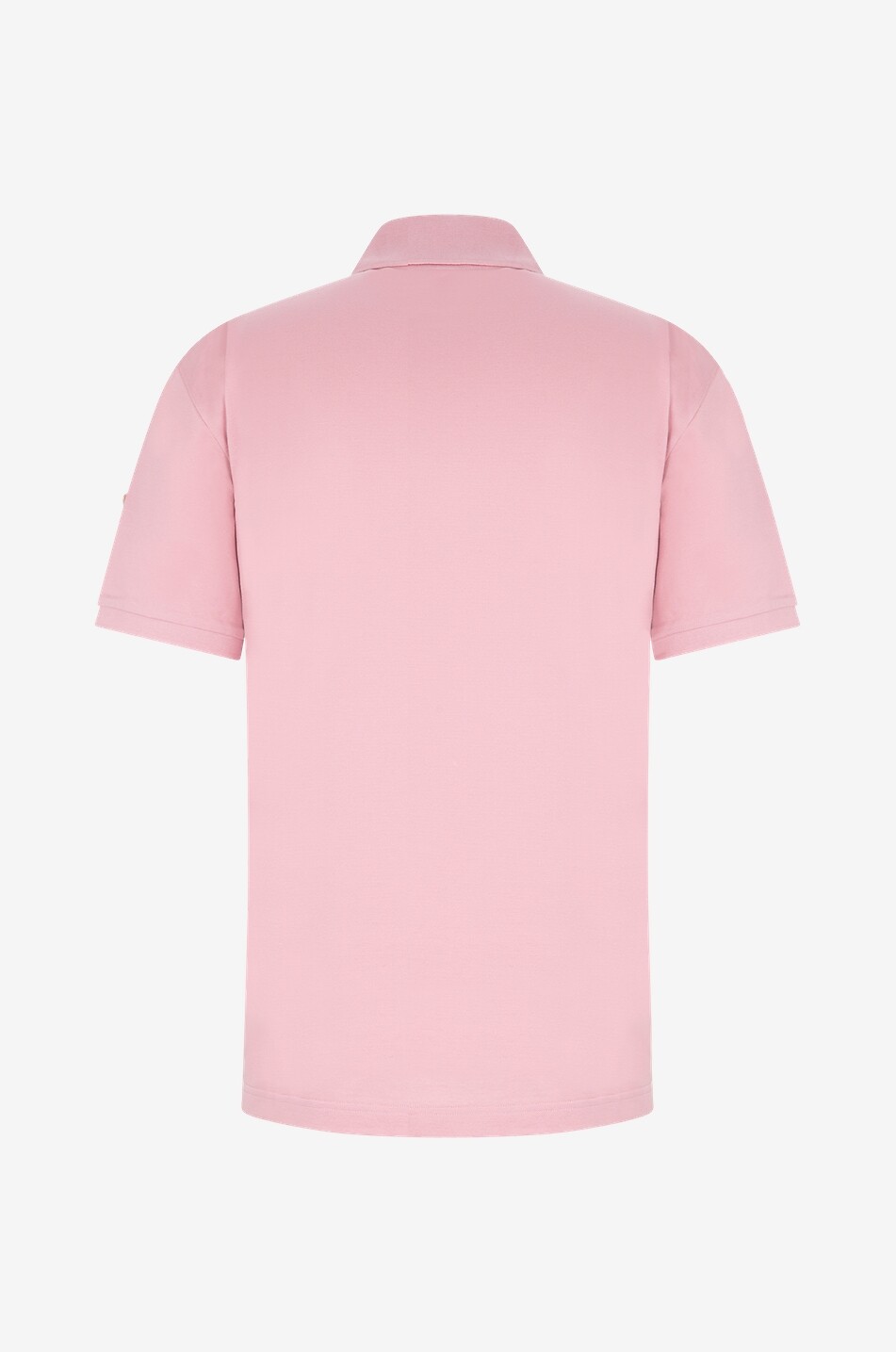 Pink moncler polo shirt online